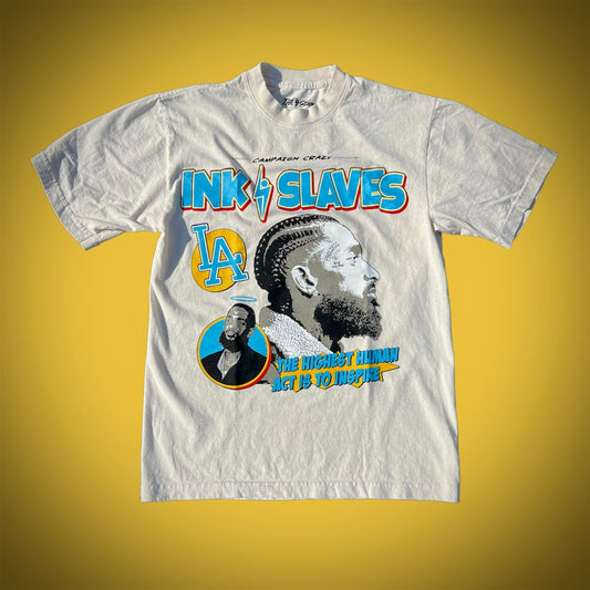 Crème Nipsey Hussle T-Shirt