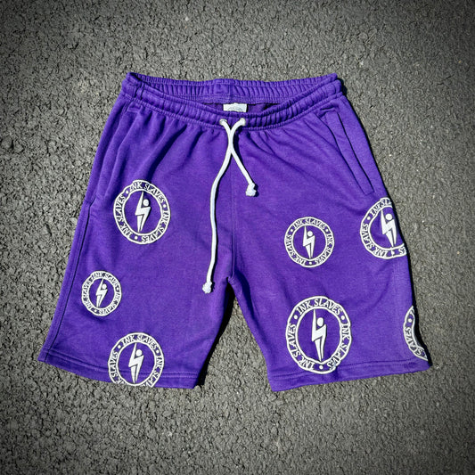 Purple/White Shorts