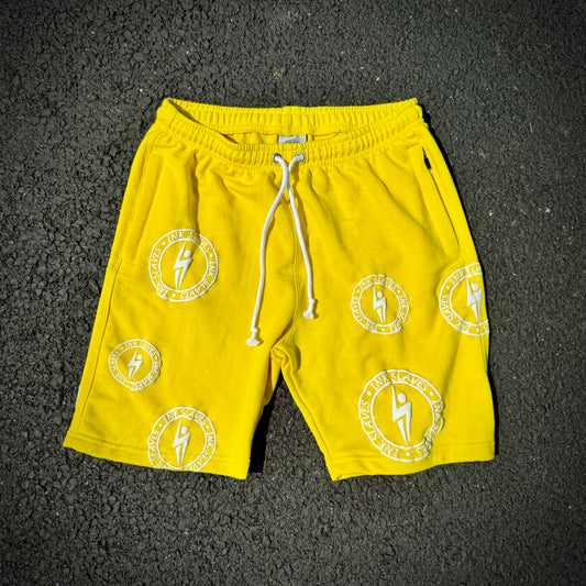 Yellow/White Shorts