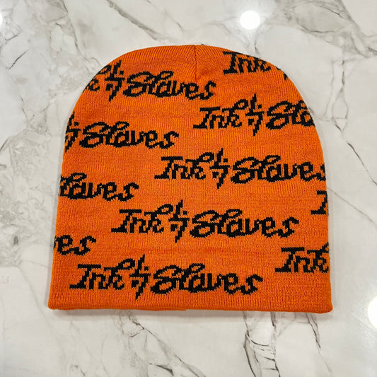 Orange/Black Beanie